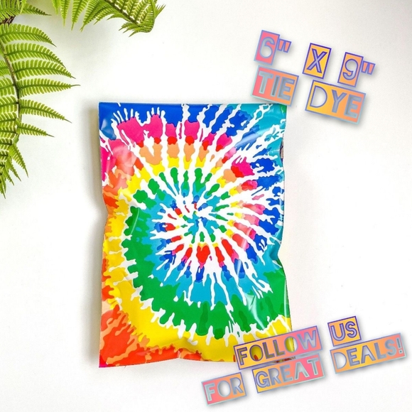 Other - 100 Poly Mailers 6x9 Tie Dye